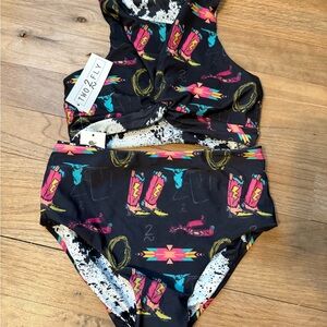 TwoFly western swim suit